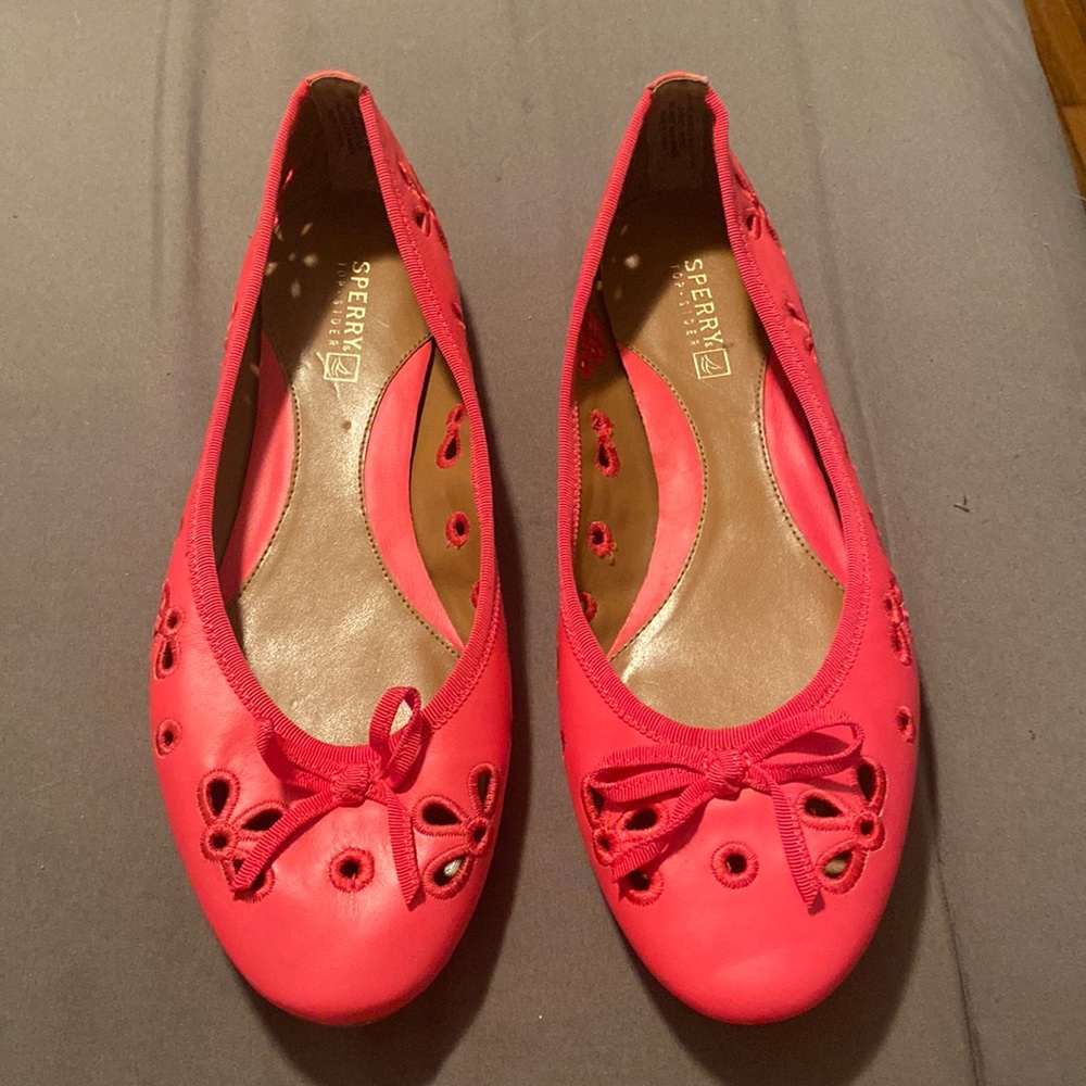 Sperry Topsider Luna Hot Pink Ballet Flats